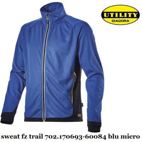Diadora Sweat Fz Trail azul