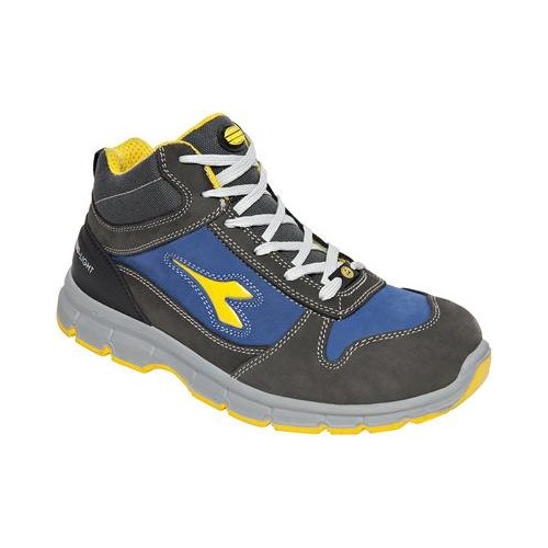 Zapato Diadora Run II High S3 Gris-Azul