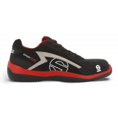 Zapato Sparco Sport Evo S3 Negro-Rojo