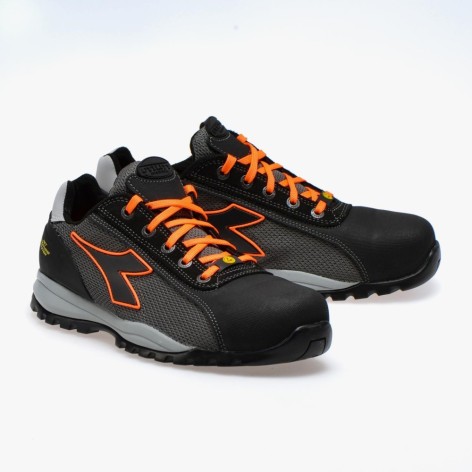 Zapato Diadora Glove Net Low Pro S1P gris/naranja