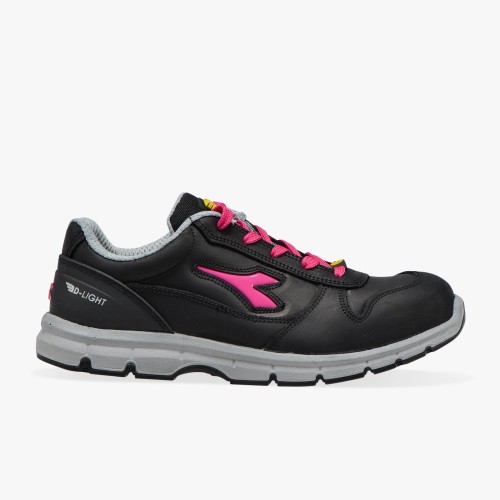 Zapato Diadora Run II Low S3 negro-fucsia